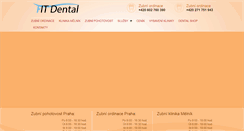 Desktop Screenshot of fitdental.cz